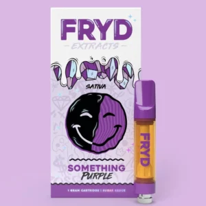 Something Purple Fryd Carts – 85% THC – Sativa Vape Cartridge