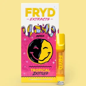 Tropical Zkittles Fryd Carts – 85% THC – Indica Vape Cartridge