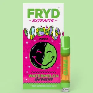 Watermelon Gushers Fryd Carts – 85% THC – Indica Vape Cartridge